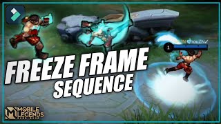 FREEZE FRAME SEQUENCE!! EDIT TUTORIAL | FILMORA 12 | MLBB