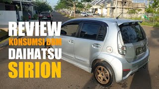 Review Konsumsi BBM Daihatsu Sirion | Metoda Full to full | CarVlog