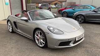 Porsche Boxster 718 2.5 350S Special or GT Silver Humongous Specification @spaldingcarsalesltd8695