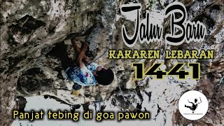 Jalur baru di hari yang baru ||panjat tebing|| goa pawon]