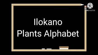 Ilokano Plants Alphabet