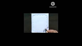 Easy drawing | Assignment front page decoration idea | project work front page design| #shorts