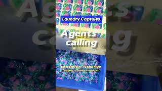 Laundry capsule agent calling #laundrypods #wholesale #laundryindustry #householdchores #factory