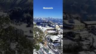 Mussoorie 2023 snowfall