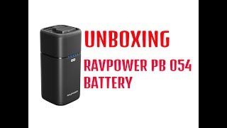 Unboxing Batterie pour PC portable RavPower