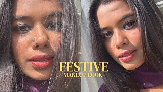 INDIAN FESTIVE MAKEUP | AFFORDABLE PRODUCTS✨