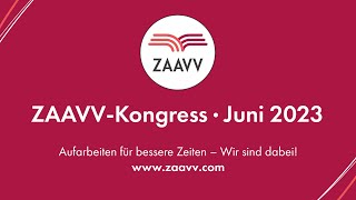 Pressekonferenz: Erster ZAAVV-Kongress - Juni 2023