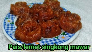 Lemet singkong gula merah // ketimus singkong tanpa daun pisang // pais singkong