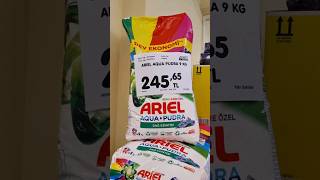 ŞOK MARKETE 9 KG ARIEL GELDI😱#shorts #keşfetbeniöneçıkar #keşfet #keşfetteyiz