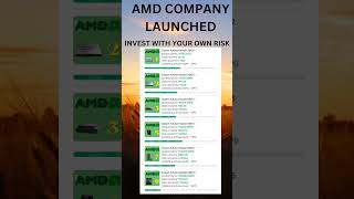 AMD COMPANY LAUNCHED. Don't invest it's Scam 🙏 #trending #viral #shorts #earningapp