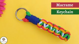 Paracord Keychain | DIY Easiest Macrame Keychain Tutorial