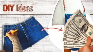 AMAZING IDEA TO TURN YOUR OLD JEANS INTO MONEY !!!