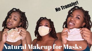 “NO MAKEUP” MAKEUP FOR MASKS | BACK TO SCHOOL/ WORK NATURAL MAKEUP | NO TRANSFER | NO FOUNDATION