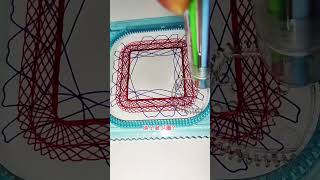 How many rotations did the pen make in total? ?? #Spirograph #satisfying #shorts