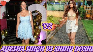 Ayesha Singh Vs Shiny Doshi 💙💛 #ayeshasingh #vs #shinydoshi