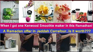 Kenwood Nutribullet unboxing & review in English | Healthy smoothie Recipe with Strawberry & Mango!