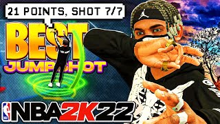 *NEW* BEST JUMPSHOT AFTER PATCH ON NBA 2K22 HIGHEST GREEN WINDOW 100% GREENLIGHT NEVER MISS AGAIN!!!