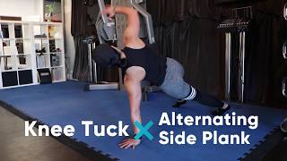 Knee tuck w/ Alternating Side Plank I Dollar Train Club