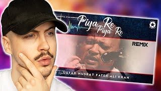 BRITISH 🇬🇧 BOY REACTS TO PIYA RE PIYA RE (REMIX) | NUSRAT FATEH ALI KHAN | OSA WORLDWIDE