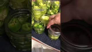 Pickled Pepper Time 🌶️ #canningandpreserving