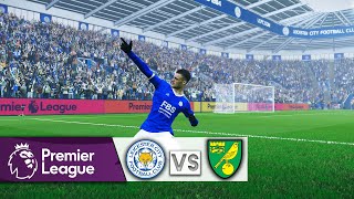 Leicester v Norwich - Premier League 2021/22 | PES 2021 Realism Mod Prediction