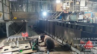 proses perakitan 2 unit mesin press kardus horizontal baller bigpress wa..085780777780 #mesinpress