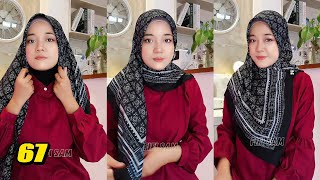 TUTORIAL HIJAB MODERN MENUTUP DADA YANG BISA KAMU COBA DENGAN MUDAH