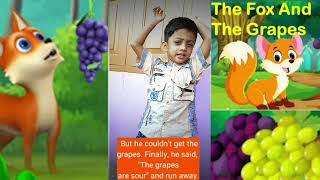 The Fox and the Grapes | English Bedtime Stories | Short Stories For kids (2+ years)