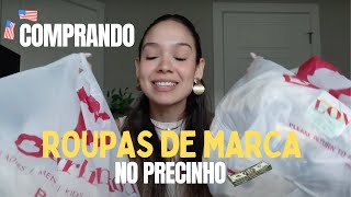 OLHA O QUANTO CONSEGUI ECONOMIZAR COMPRANDO ROUPAS DE MARCA NESSA LOJA NOS EUA!