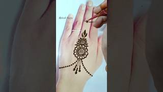 Beautiful One finger mehndi design🥰 | Mehndi designs #shorts #mehndi #trending