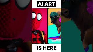 AI art is here. AI = Art. #ai #art #short