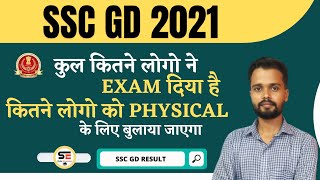 SSC GD 2021 कुल कितने लोगों ने एग्जाम दिए | SSC GD 2021 PHYSICAL के लिए कितने लोगों को बुलाया जाएगा