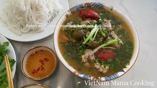 VietNam Mama Cooking - canh sấu sườn non