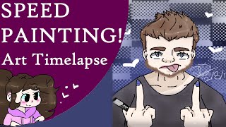 🖤Beautiful!💙(Tomska Fanart speedpaint!) [old?]