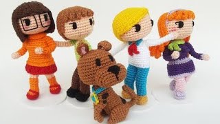 scoby doo em crochê amigurumi