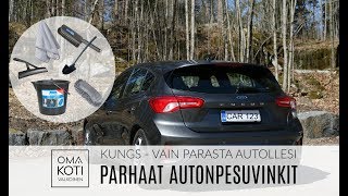 Kotimainen KUNGS - Parhaat autonpesuvinkit