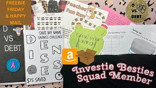 Freebie Friday saving & spending printables, plus happy mail (LOTS of cute savings challenges)