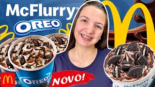 PROVANDO O McFlurry DE OREO DO MCDONALD'S