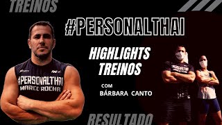 #PersonalThai treino com Barbara Canto