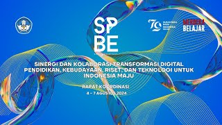 Rakor Sistem Pemerintahan Berbasis Elektronik (SPBE) Kemendikbudristek untuk Indonesia Maju