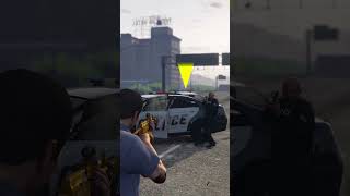 How Long Can I Survive 5 Stars in GTA 5? (Police Escape) #gta5 #police #escape #shorts #gaming