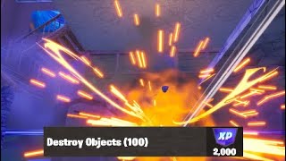 Destroy Objects (100 - Milestone 2,000 XP) - Fortnite Quests