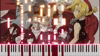 Again - YUI (Fullmetal Alchemist Brotherhood OP 1) Piano