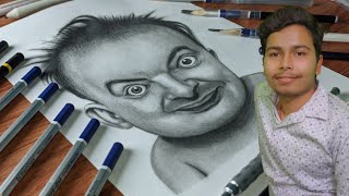 Mr Bean funny face drawing, Special thanks drawing video of 500+ subscribe |Sandeep Singh arts 😍