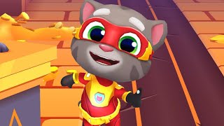 Talking Tom Hero Dash - Super Tom Complete in Sliding Walls Gameplay