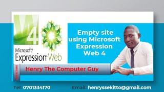 Creating An Empty Site Using Microsoft Expression Web 4  03