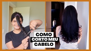 COMO EU CORTO MEU CABELO SOZINHA ✨