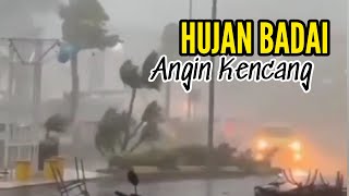 Hujan Badai dan Angin kencang melanda Karawang dan sekitarnya