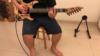 ESP LTD Kirk Hammett Ouija Natural - Guitar Demo Before Packing