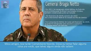 GAL. BRAGA NETO DETONA OS 30 ANOS DE CORRUPÇÃO NO BRASIL